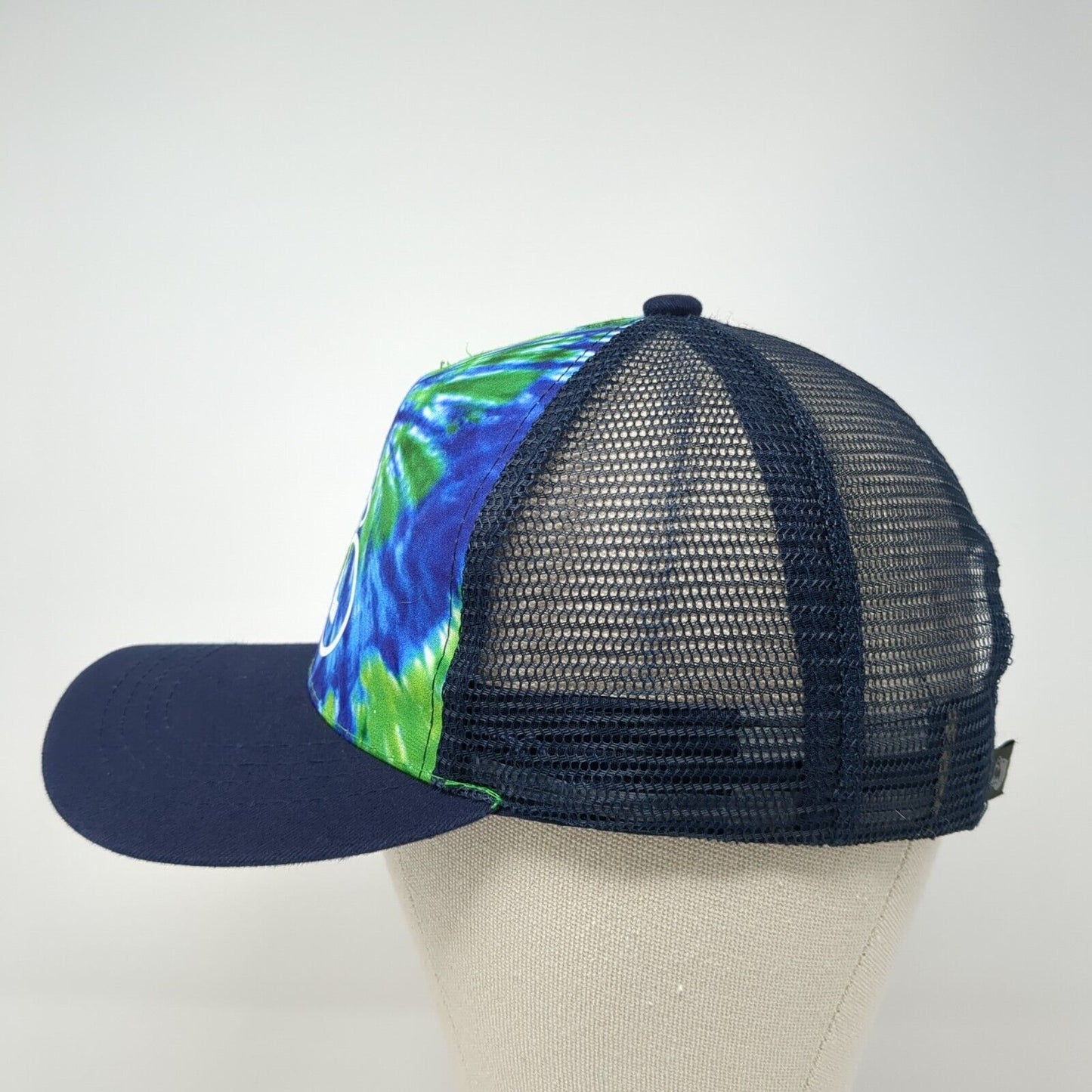 Bicycle Snapback Trucker Hat Multi One Size Tie Dye Mesh Back Pit Bull