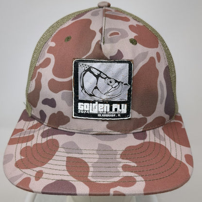 Richardson Trucker Hat Green Brown One Size Camo Tarpon Tournament 2024 Fishing