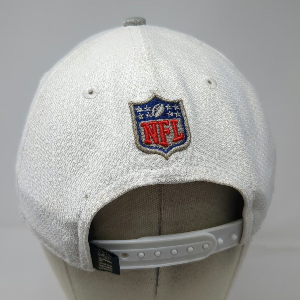 New Era Patriots NFL Snapback Hat White Gray One Size Super Bowl 53 Championship