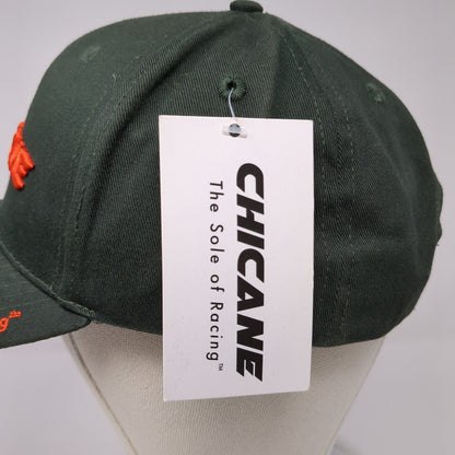 Chicane Snapback Hat Black Red OSFA Embroidered Logo W/Tags Rove