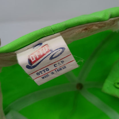 Otto Cap 5 Panel Green One Size NFL Super Bowl XXVI Me-n-Ed's Pizza Hat Vintage