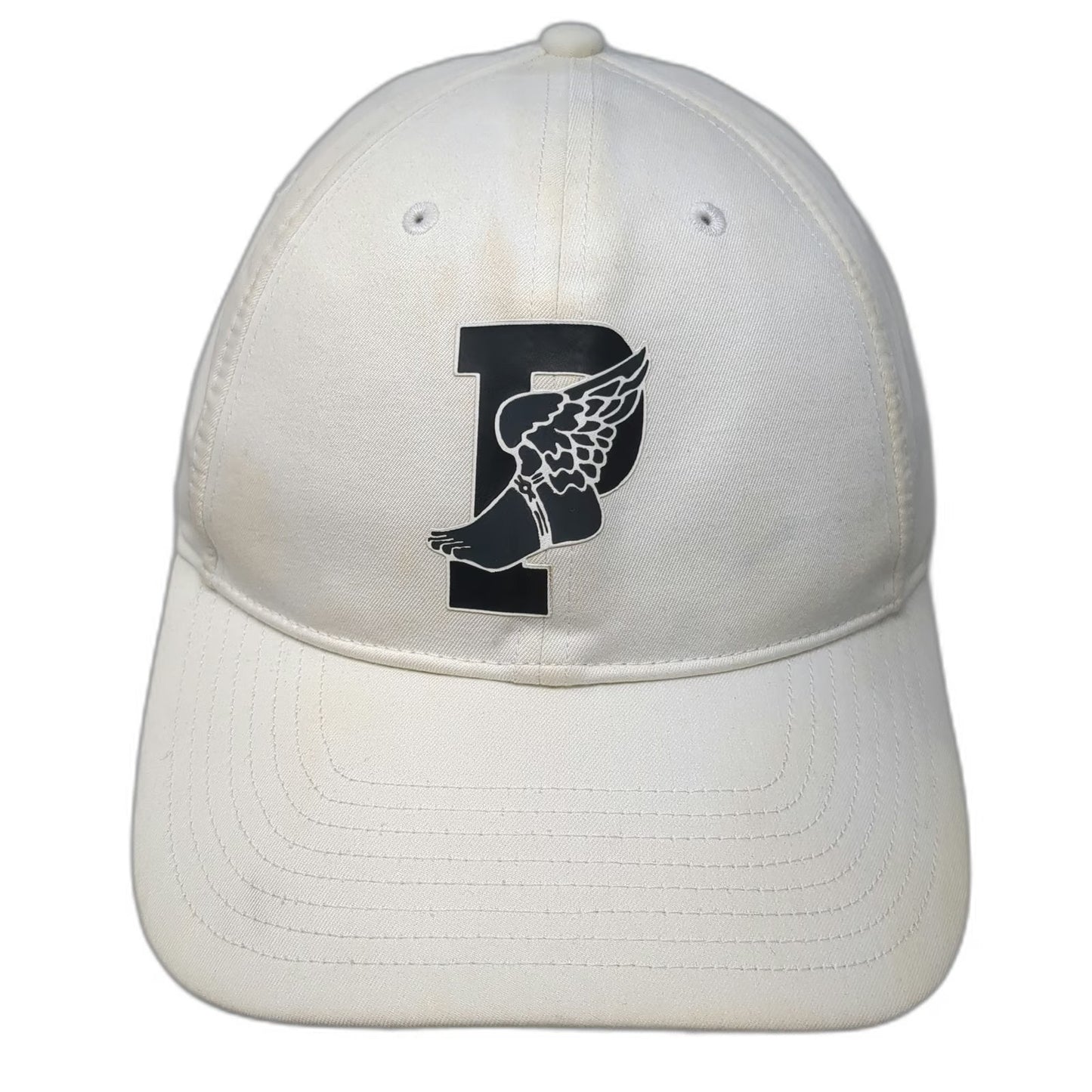 Polo Ralph Lauren Baseball Cap White One Size P-Wing Winged Foot Slideback Hat