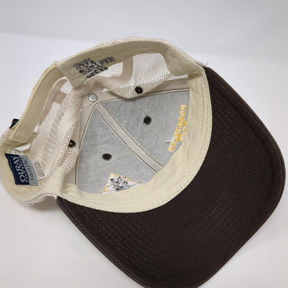 Pocatello 2017 Expansion Strapback Trucker Hat Brown One Size Mesh Back