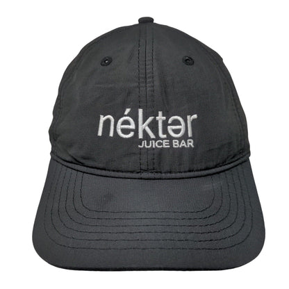 Nektar Juice Bar Strapback Hat Black OSFM Embroidered Outdoor Cap