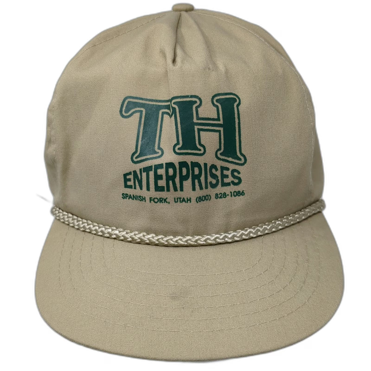San Sun 5 Panel Brown Hat One Size Slideback Rope TH Enterprises Utah Business