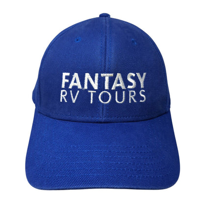 Fantasy RV Tours Strapback Hat Blue One Size Adjustable Embroidered Otto Cap