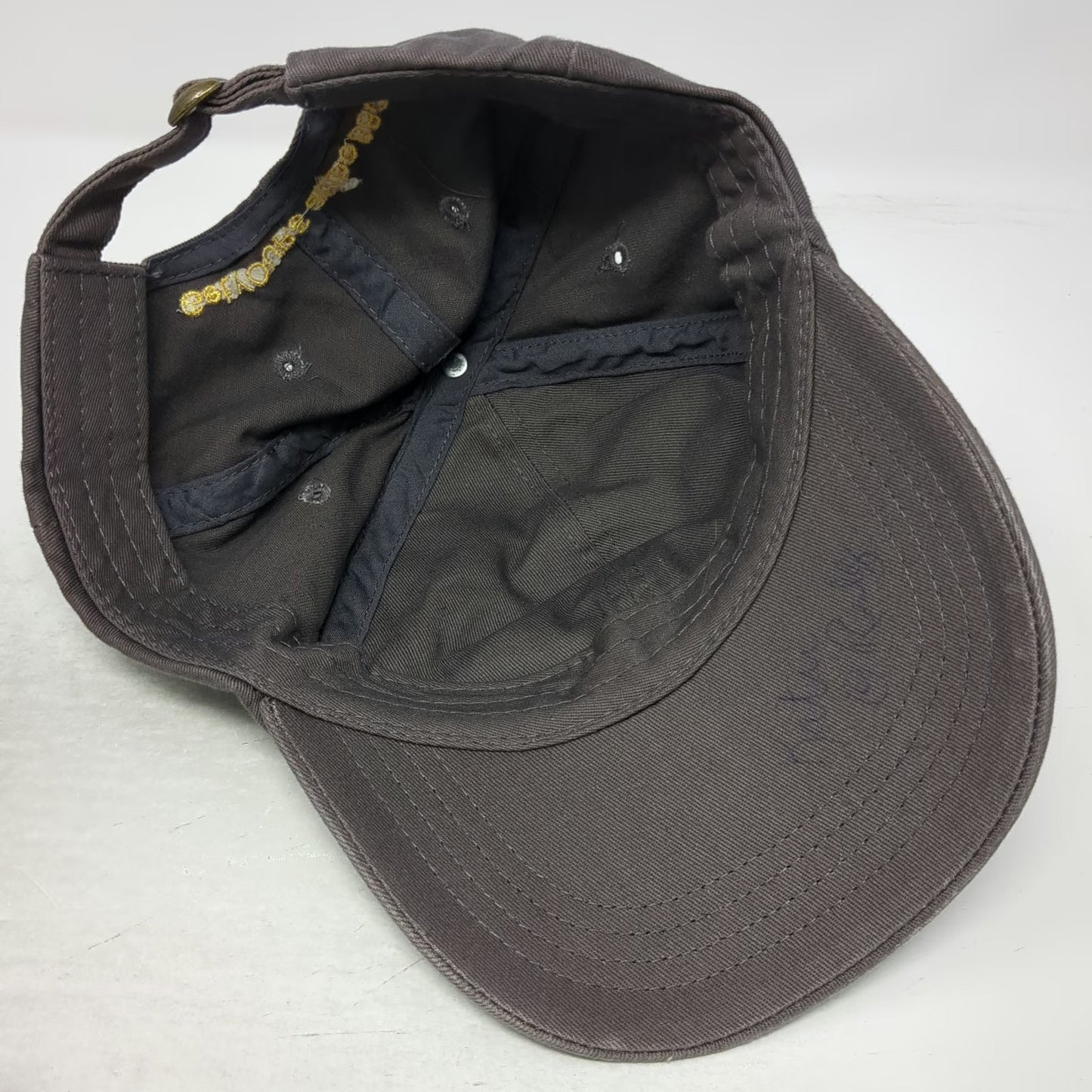 British Beer Company Hat Baseball Cap Gray One Size Slideback Union Jack Logo