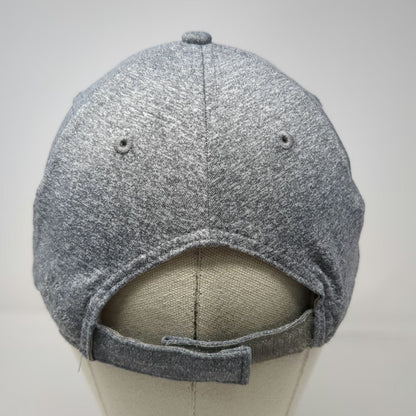 Baseball Cap Gray One Size Blank Jersey Sport Strapback Stretch Performance Hat