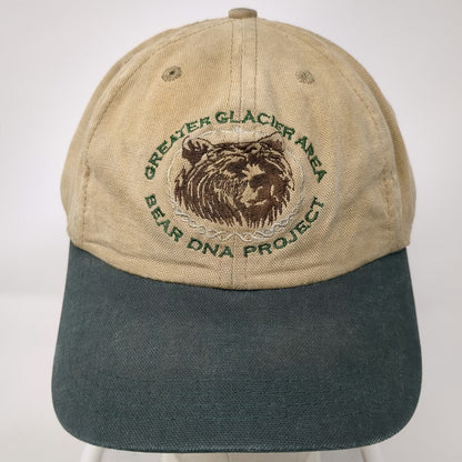 Stitches Embroidery Greater Glacier Area Bear DNA Project Baseball Cap OS Hat