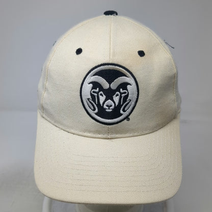 Colorado State Rams NCAA Zephyr Snapback Hat Beige One Size Wool Blend Ram Logo
