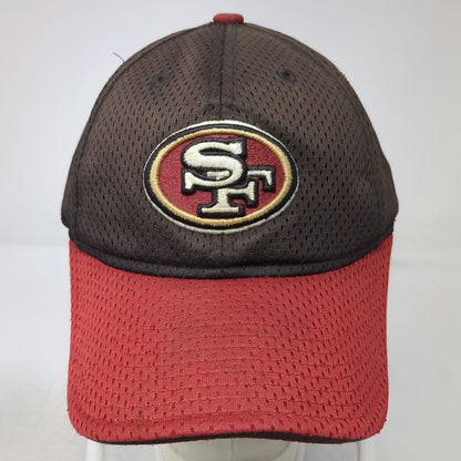 San Francisco 49ers NFL Reebok Cap Brown Red One Size Mesh Breathable Logo Hat