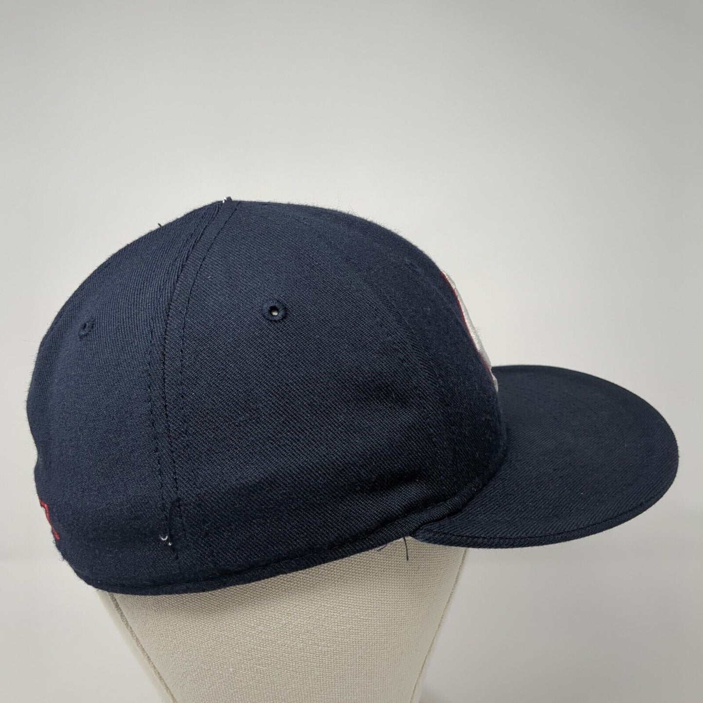 The Game Pro Fitted Hat Blue 7 Embroidered Logo PTX Outdoor 6 Panel
