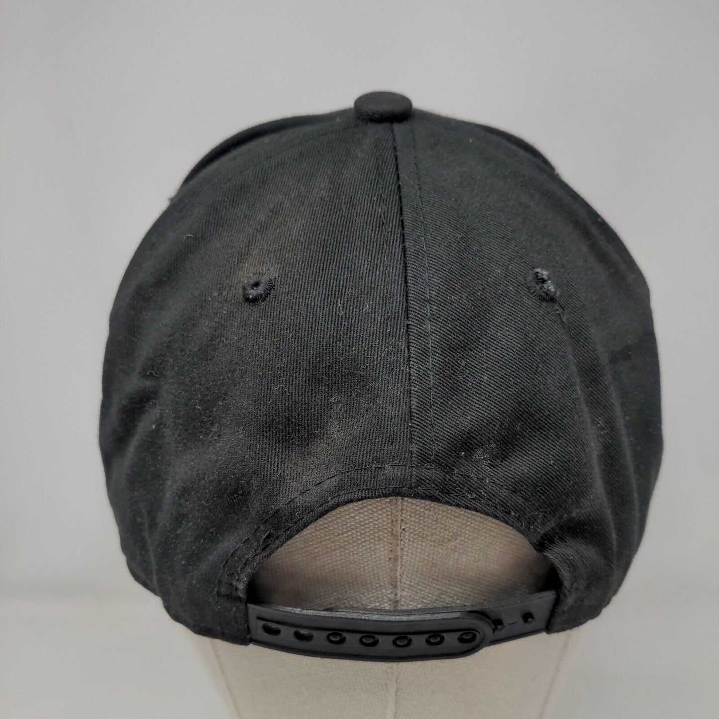 California Republic Snapback Hat Black OS Adjustable Embroidered Ace Cap Inc