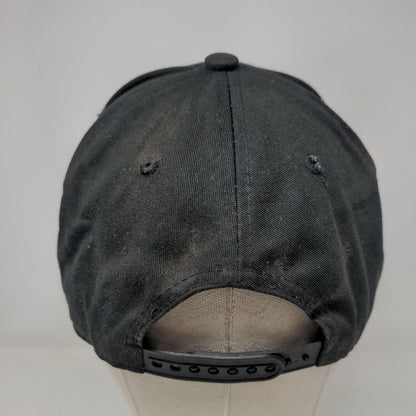 California Republic Snapback Hat Black OS Adjustable Embroidered Ace Cap Inc