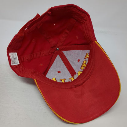 Gruppo Wang Baseball Cap Red One Size Italia Italy Flag Embroidered Hat Strap