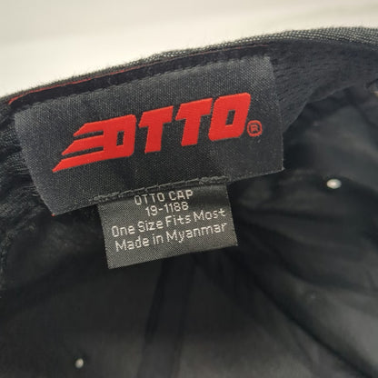 Otto Bar J Wranglers Baseball Cap Gray One Size Strapback Hat Embroidered