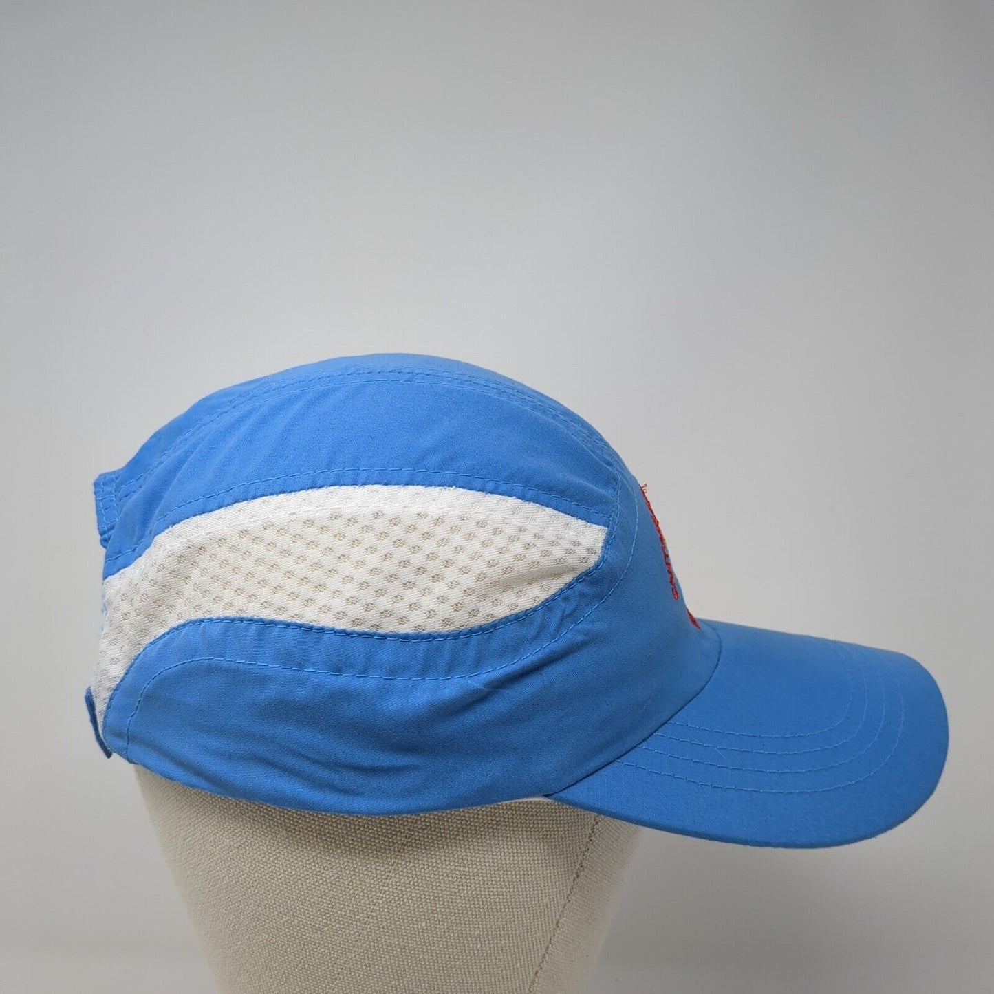 Canyon Lands Half Marathon Moab Litah 5 Panel Cap Blue OS Adjustable Polyester