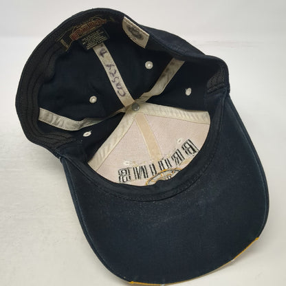 Boston Bruins NHL Old Time Hockey Baseball Cap Yellow Black One Size Logo 1924
