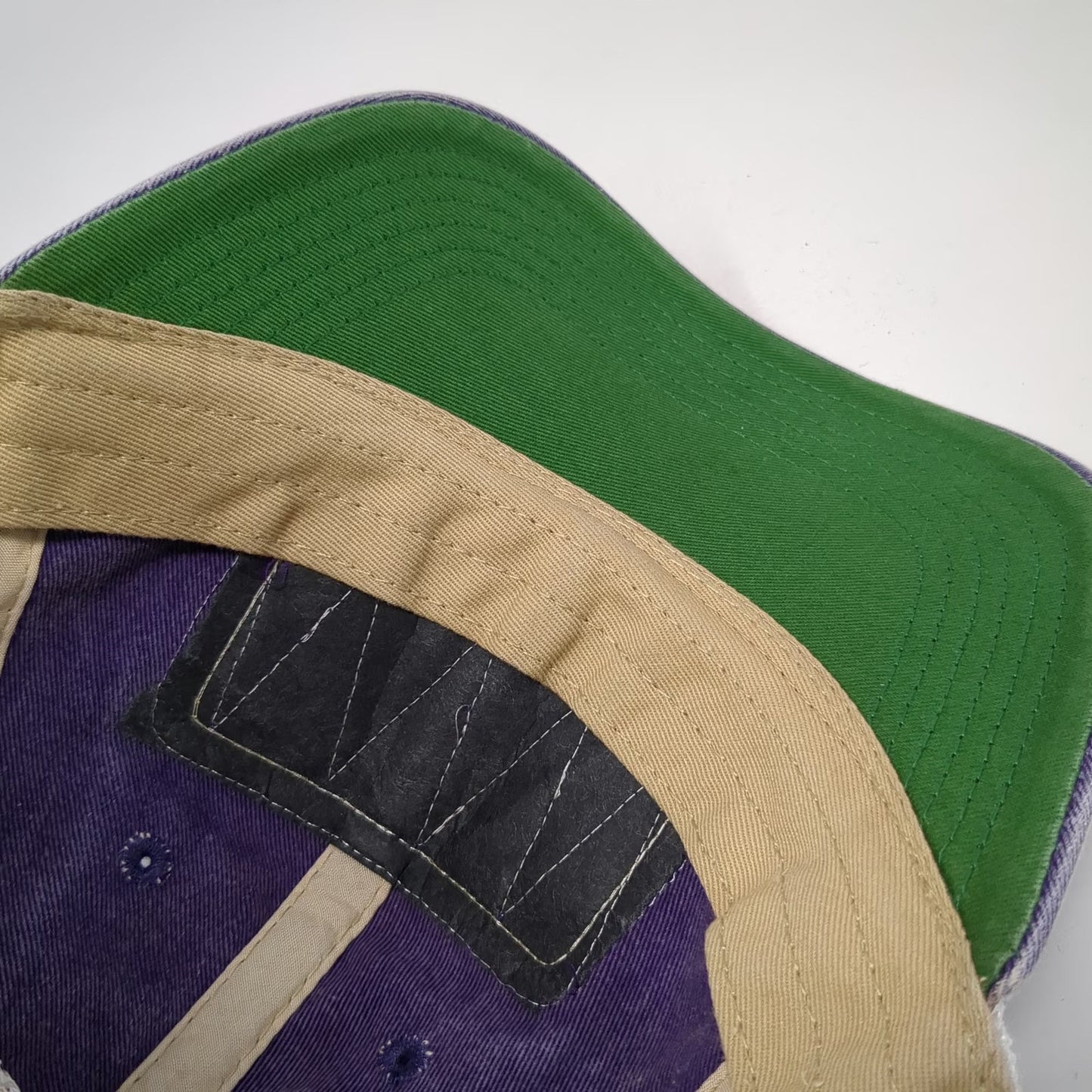 Legacy TCU NCAA Purple One Size Trucker Hat Mesh Back Snapback Green Underbrim