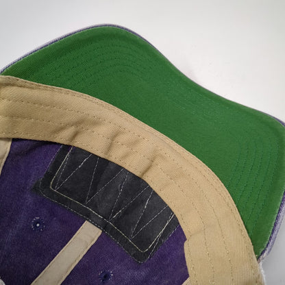 Legacy TCU NCAA Purple One Size Trucker Hat Mesh Back Snapback Green Underbrim
