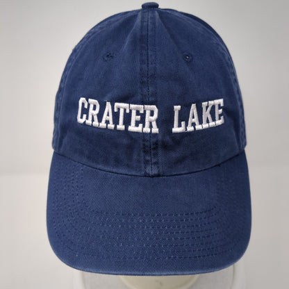 Crater Lake Slideback Hat Blue One Size Adjustable Solid Fahrenheit