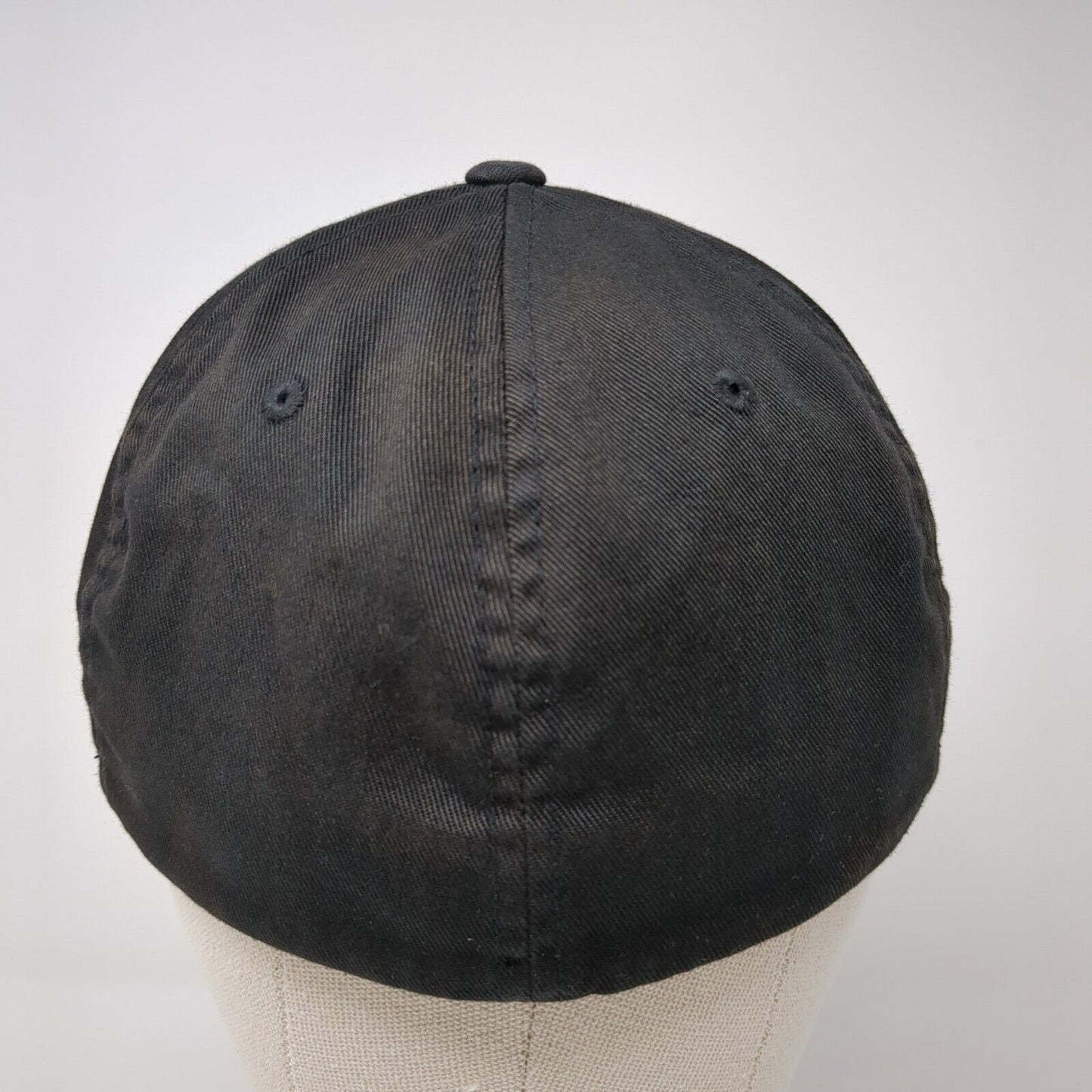 Quiksilver 1969 Fitted Hat Black L/XL Embroidered Flexfit 6 Panel
