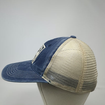 Surf Style Baseball Cap Blue One Size Beaches Be Crazy Mesh Strapback Patch Hat