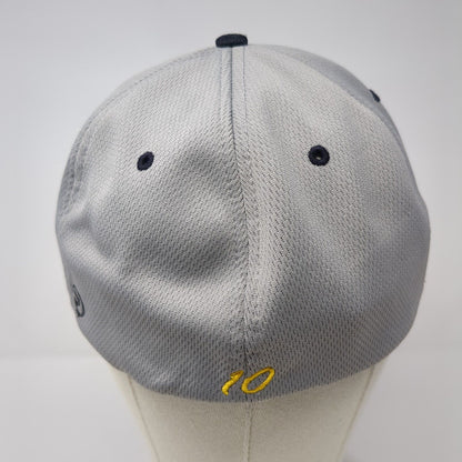 Letter M Fitted Hat Gray L/XL Embroidered Vented Holes 6 Panel Dryve Richardson