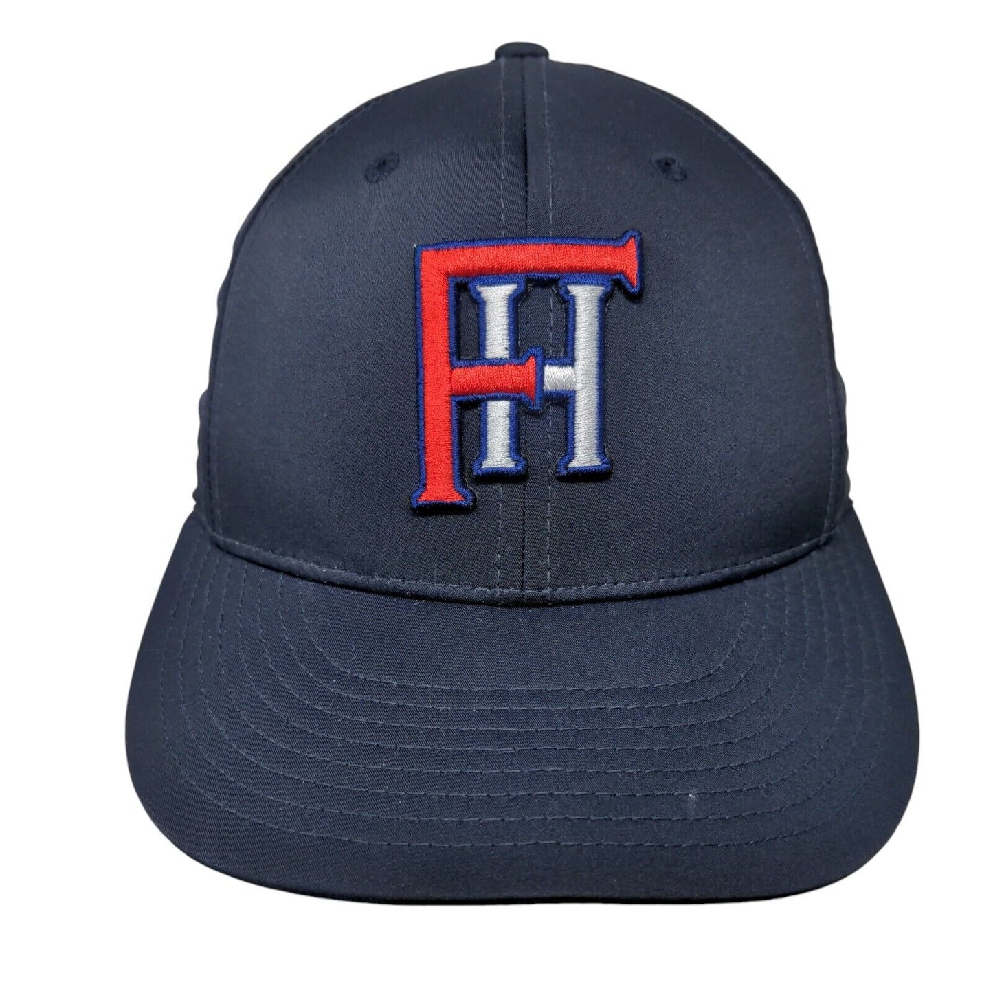 FH Fitted Hat Blue Size XS-S Breathable PTS Lite Embroidered 6 Panel Richardson