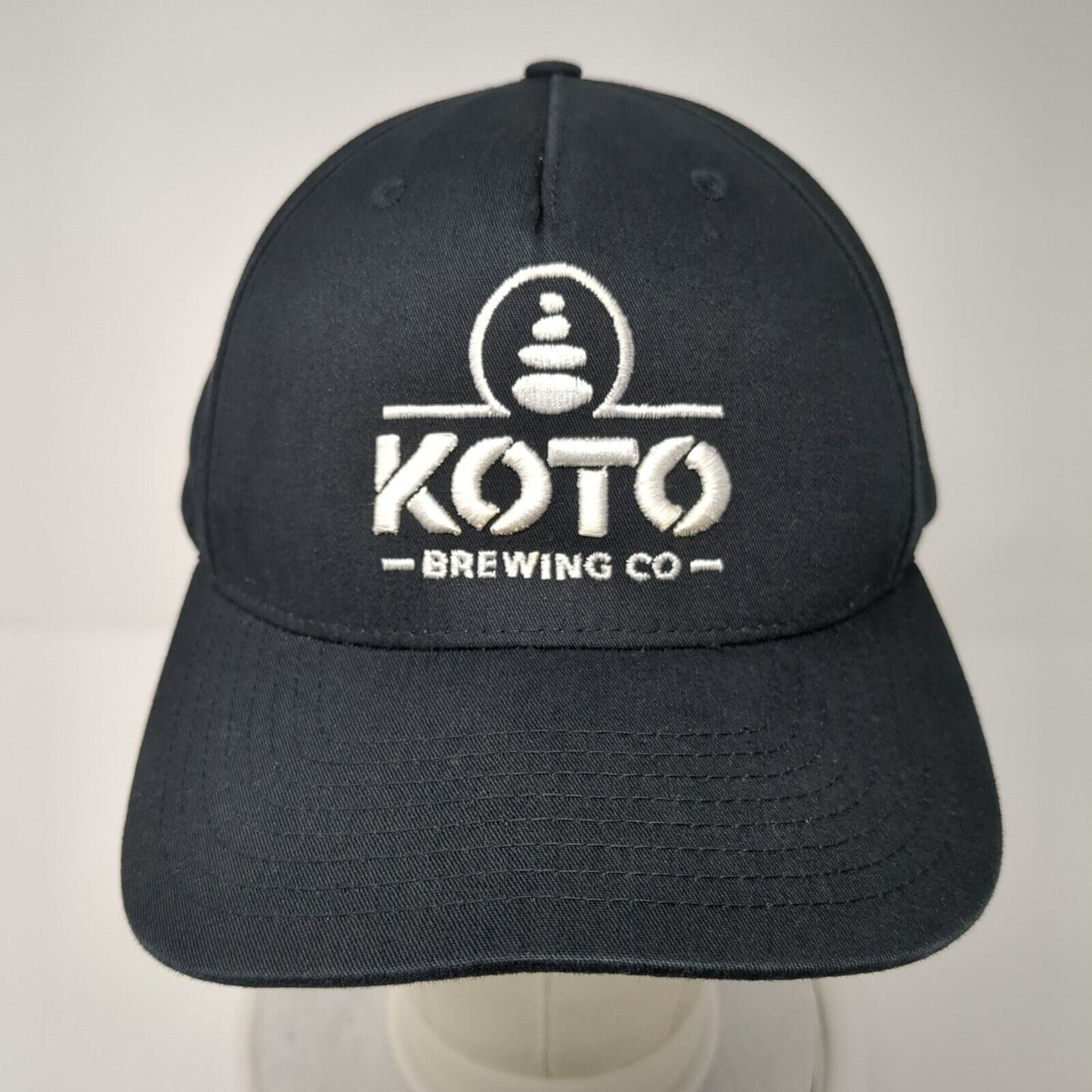 KOTO Brewing Co Snapback Hat Black One Size Embroidered Richardson