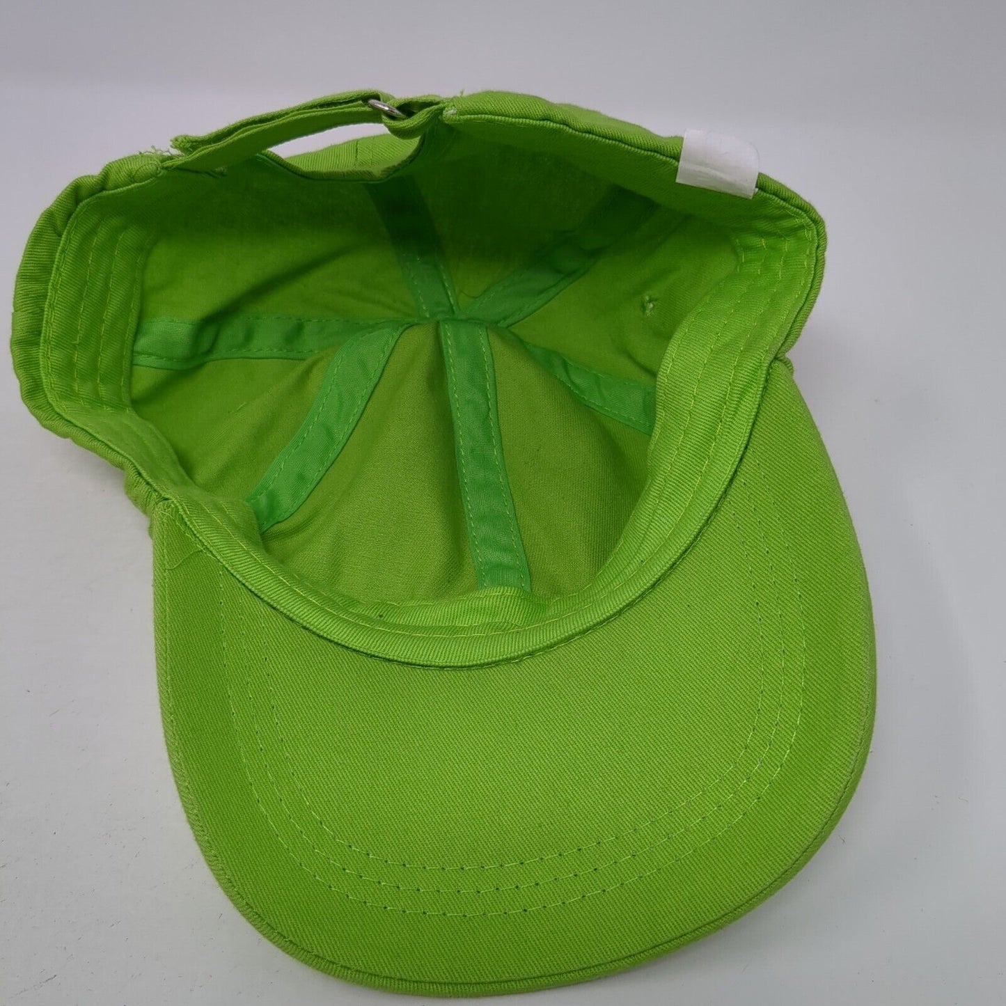 Unbranded Strapback Baseball Cap Green One Size Adjustable 6 Panel Blank