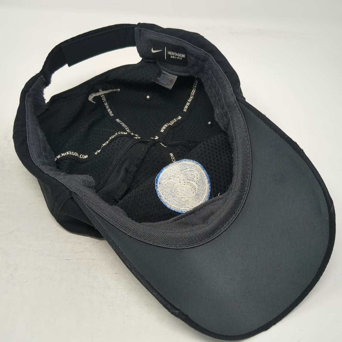 Nike Baseball Cap Black One Size Empire Cruises Logo Dri-FIT Heritage86 Hat