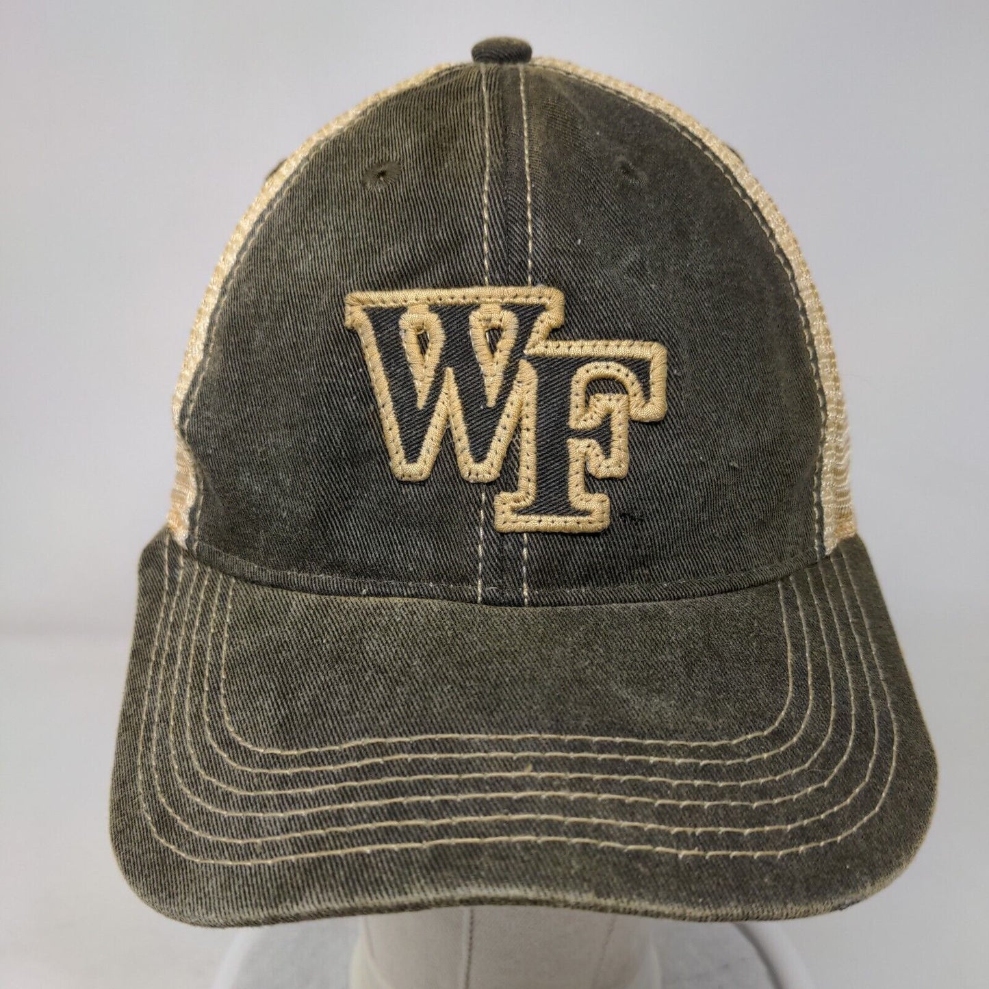 WF Wake Forest Snapback Mesh Back Trucker Hat Multi One Size Legacy