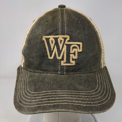 WF Wake Forest Snapback Mesh Back Trucker Hat Multi One Size Legacy