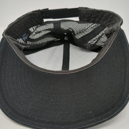 Hurley Trucker Hat Black One Size Pink Logo Mesh Back Snapback Adjustable Cap