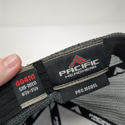 N Boise Fitted Mesh Back Trucker Hat Gray 6 7/8-7 3/8 Pacific Headwear