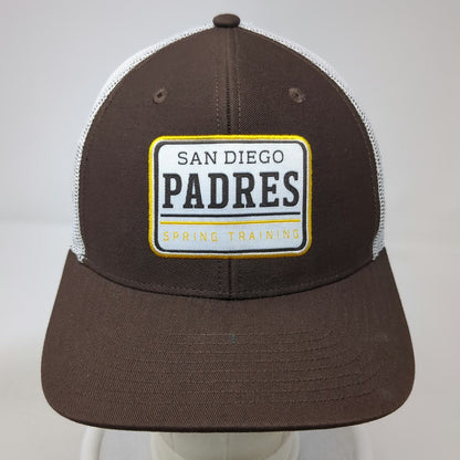 47 Brand San Diego Padres MLB Trucker Hat Brown One Size Spring Training Mesh