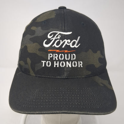 Ford Proud To Honor Fitted Baseball Cap Multicolor Medium Camo Flexfit Yupoong