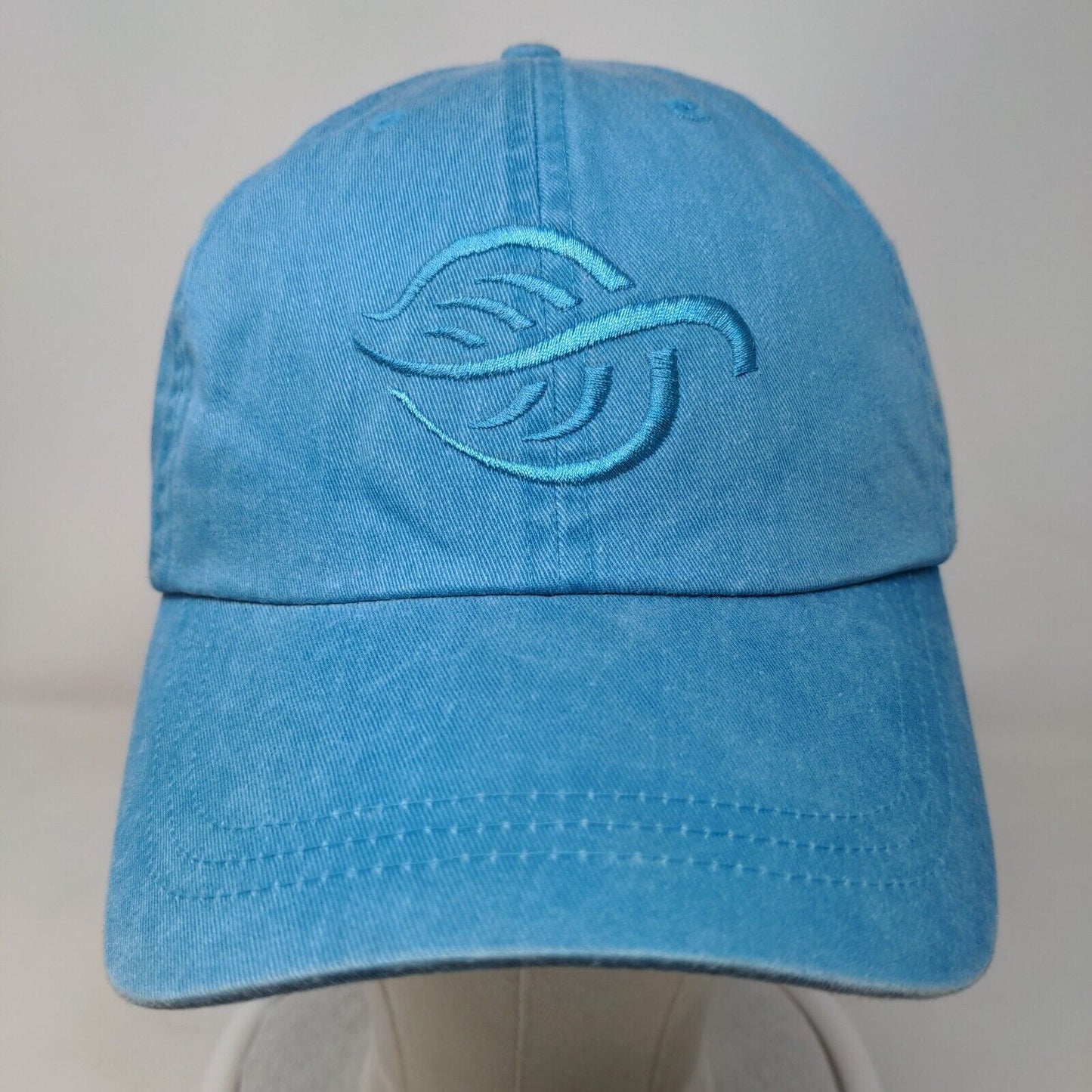 Unbranded Slideback Hat Blue One Size Embroidered Logo Adjustable
