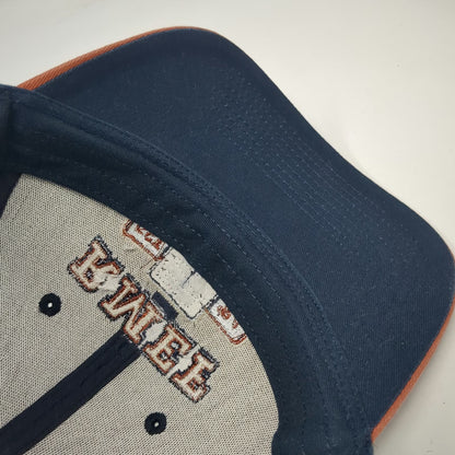 RMEF Rocky Mountain Elk Foundation Baseball Cap Orange Blue One Size Elk Hat