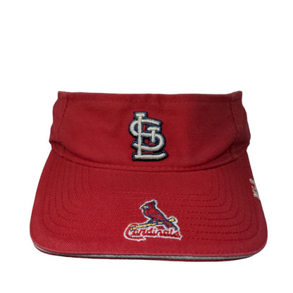 St. Louis Cardinals Puma Strapback Sun Visor Cap Hat Red OSFA Embroidered Logo