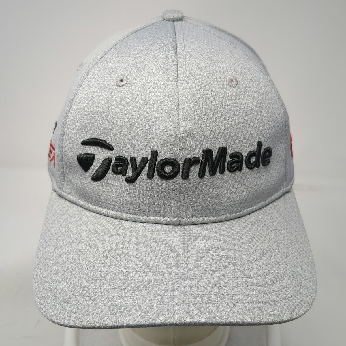 TaylorMade Baseball Cap Gray XL Fitted R15 Aero Burner Flexfit Golf Sport Hat