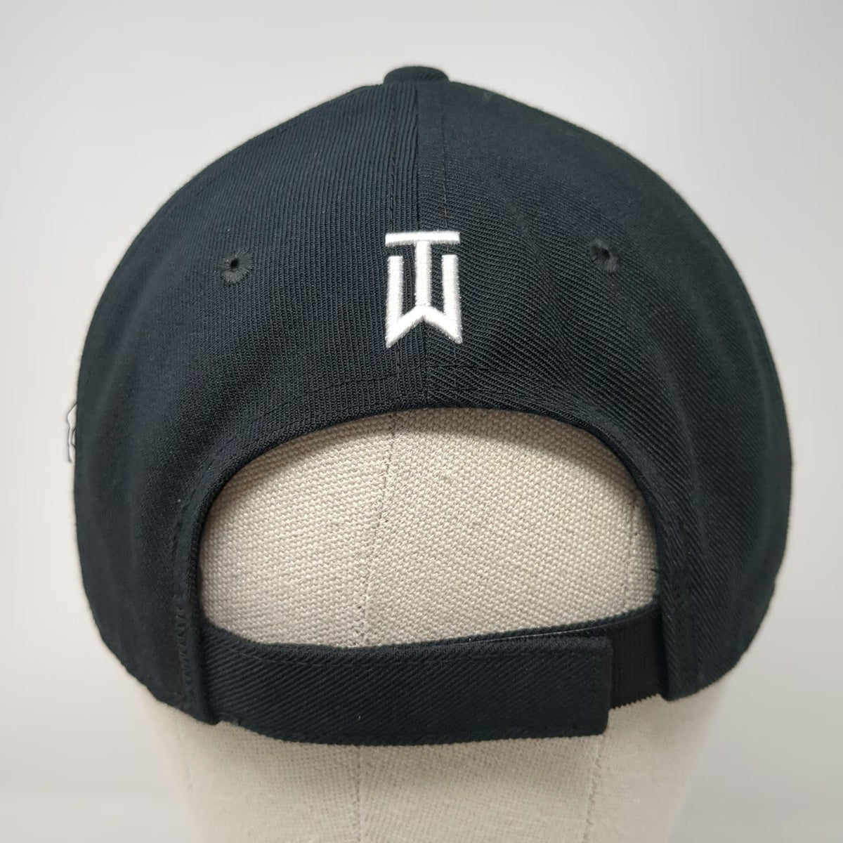 Nike Baseball Cap Black One Size Tiger Woods TW Dri-FIT 25 Green Underbill Hat