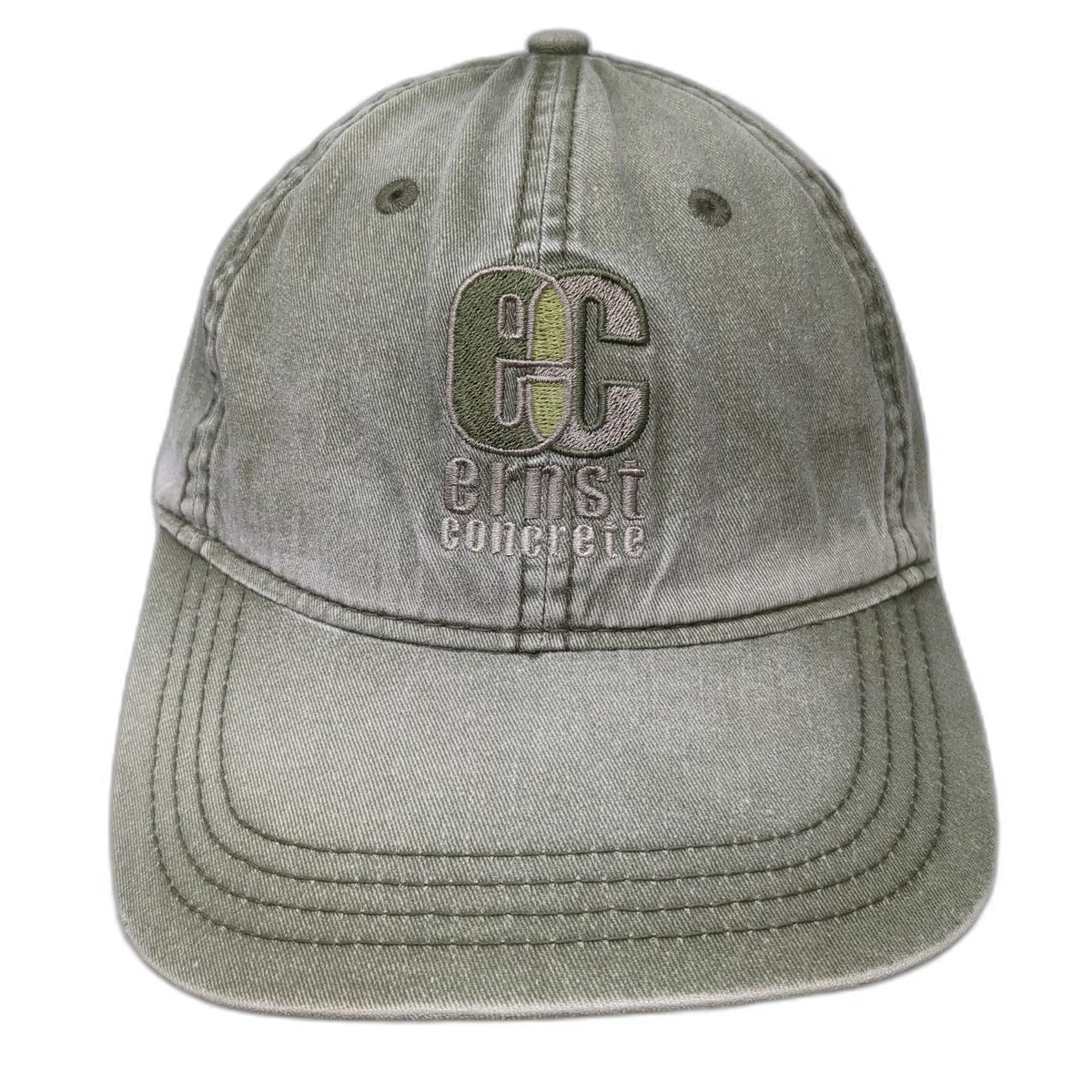 Outdoor Cap Baseball Cap Green One Size Slideback Ernst Concrete Embroidered Hat