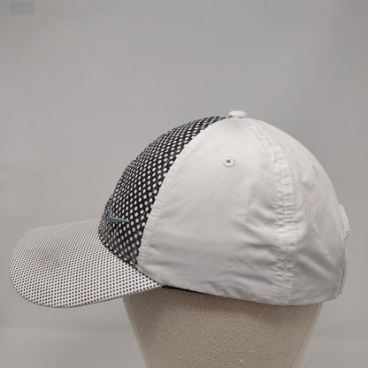 Nike Golf Strapback Hat Multi OSFM Adjustable Polka Dot Swoosh 6 Panel