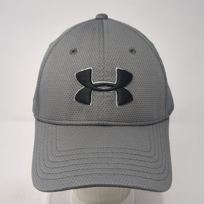 Under Armour Fitted Baseball Cap Gray XL Lightweight Embroidered 6 Panel
