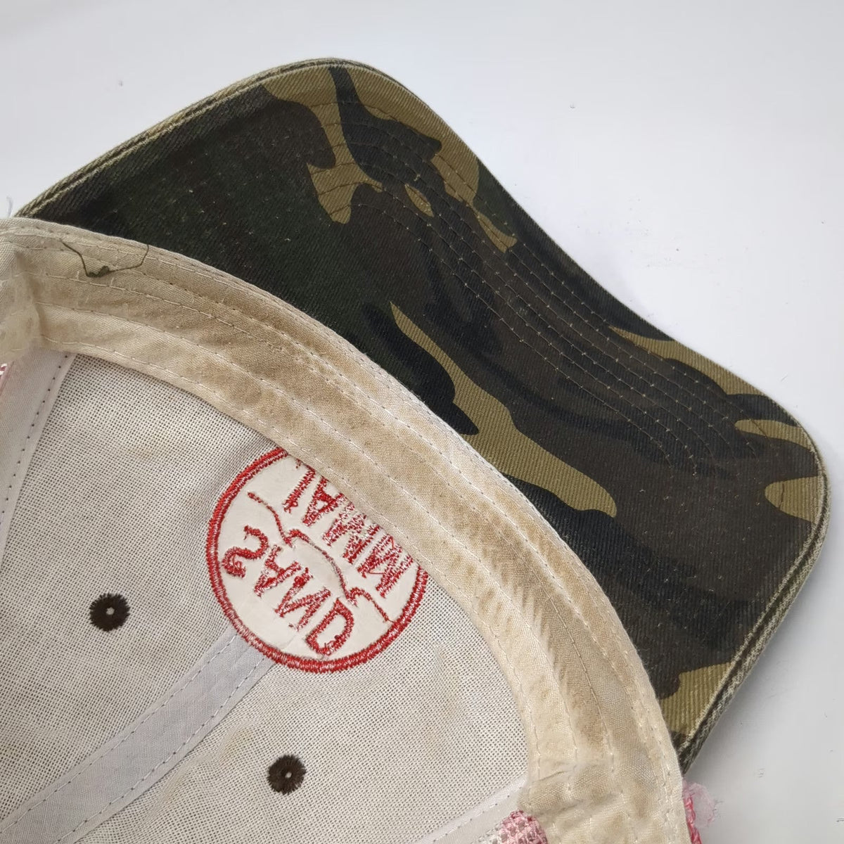 Otto Trucker Hat Green Red White Blue One Size Camo American Flag Sand Jamm
