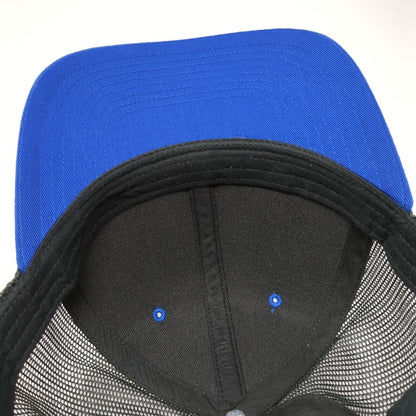 JMT Snapback 112 Trucker Hat Blue One Size Adjustable Mesh Back Richardson