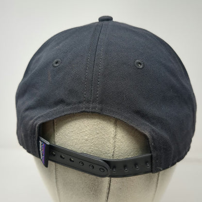 Patagonia 5 Panel Gray Hat One Size Wave Patch Snapback Ocean Sunset Embroidery