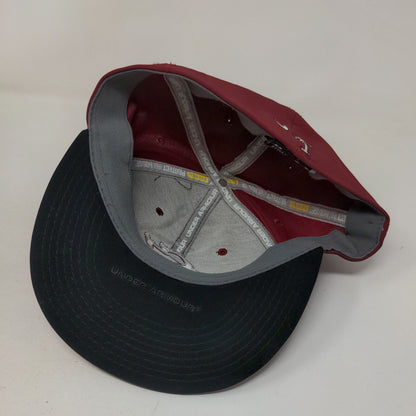 Under Armour University of South Carolina Fitted Hat Red Size MK Gamecocks